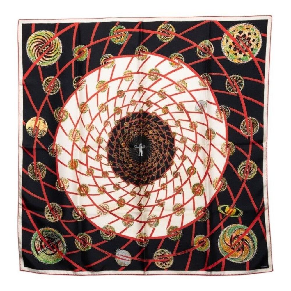 Hermes Carre 90 Les Feux de l'Espace Fireworks of the Universe Scarf Large